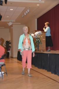 Fashion show at Ladies Luncheon
